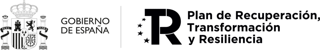 Logo del Plan de Recuperación, Transformación y Resiliencia, una iniciativa del Gobierno de España para impulsar la recuperación económica y la modernización del país tras la pandemia.